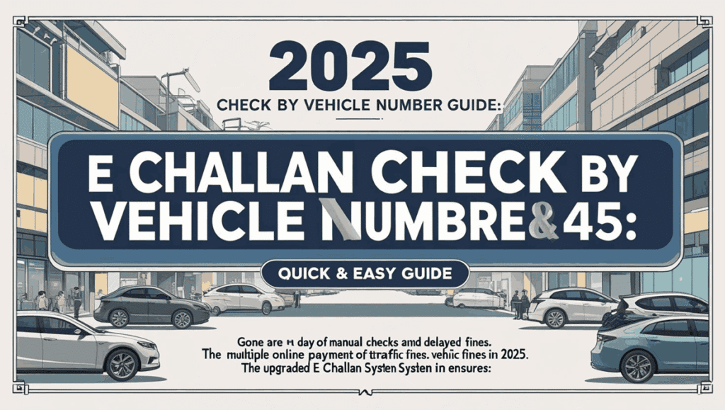 2025 E Challan Check by Vehicle Number