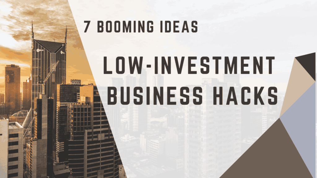 2025 Low-Investment Business Hacks: 7 Booming Ideas to Launch 3 2025 Low-Investment Business Hacks 7 Booming Ideas to Launch
