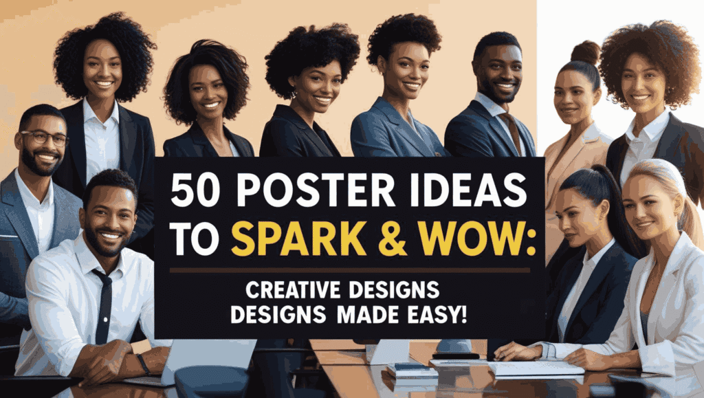 50 Poster Ideas to Spark & Wow Creative Designs Made Easy!