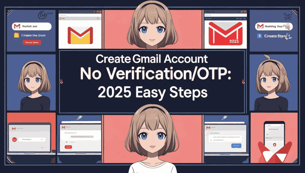 Create Gmail Account No Verification/OTP: 2025 Easy Steps 3 Create Gmail Account No VerificationOTP 2025 Easy Steps
