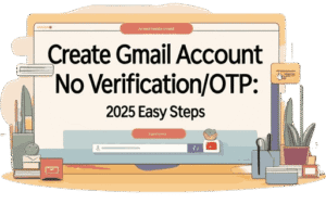 Create Gmail Account No Verification/OTP: 2025 Easy Steps 1 Create Gmail Account No VerificationOTP 2025 Easy Steps