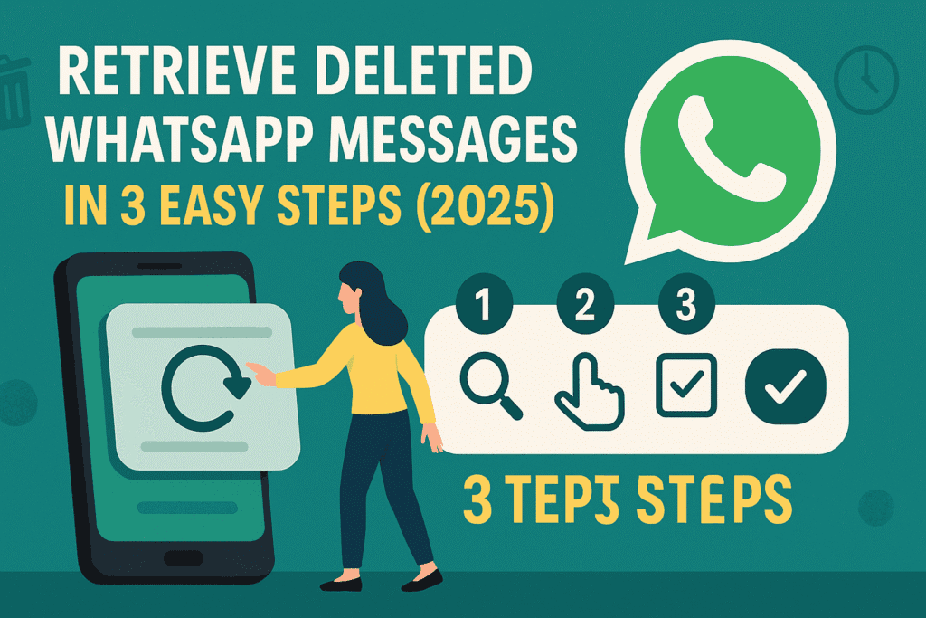 Retrieve Deleted WhatsApp Messages in 3 Easy Steps (2025) 4 Retrieve Deleted WhatsApp Messages in 3 Easy Steps (2025)