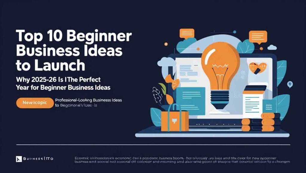 Top 10 Beginner Business Ideas to Launch (Low-Cost & Profitable!) 5 Top 10 Beginner Business Ideas to Launch