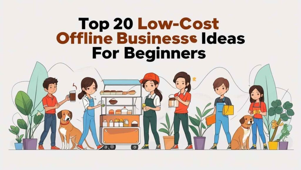 Top 20 Low-Cost Offline Business Ideas for Beginners (Launch Now!)