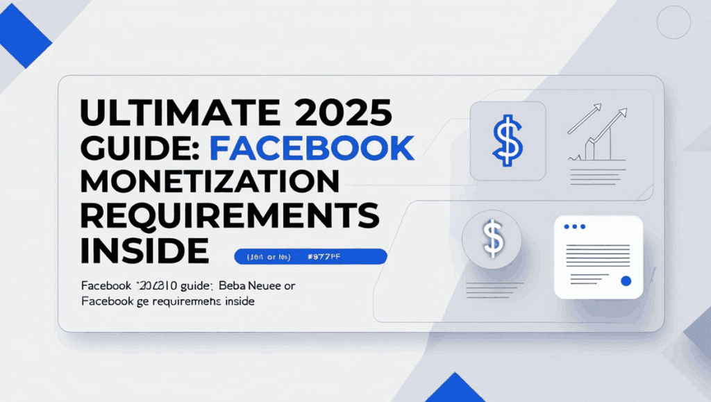 Ultimate 2025 Guide: Facebook Page Monetization Requirements Inside 7 Ultimate 2025 Guide Facebook Page Monetization Requirements Inside