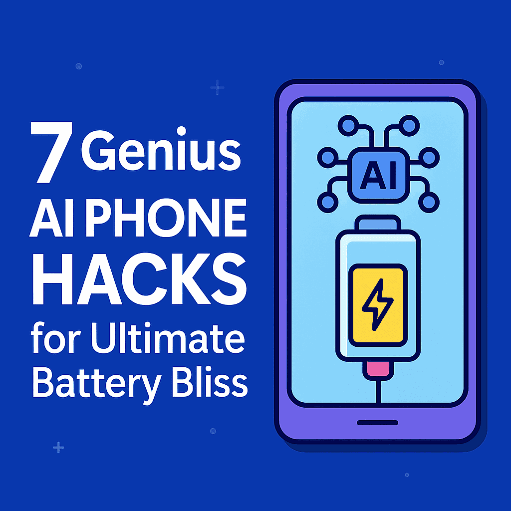 AI Battery Bliss: 7 Genius Phone Hacks That Last! 2 7 Genius AI Phone Hacks for Ultimate Battery Bliss