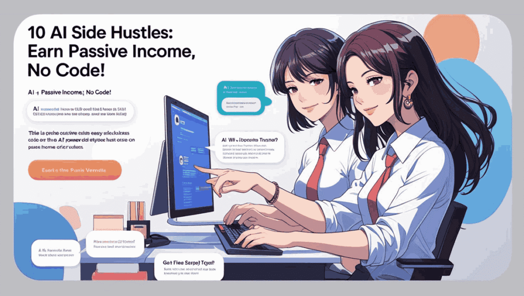 10 AI Side Hustles: Earn Passive Income, No Code!