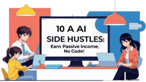 10 AI Side Hustles: Earn Passive Income, No Code! 1 10 AI Side Hustles Earn Passive Income, No Code!