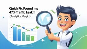 Quick Fix Found My 47% Traffic Leak! (Analytics Magic!) 2 🔧 My Step-by-Step Fix for the 47% Traffic Leak