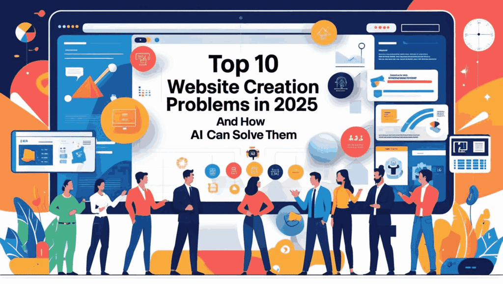 Top 10 Website Creation Problems in 2025 and How AI Can Solve Them